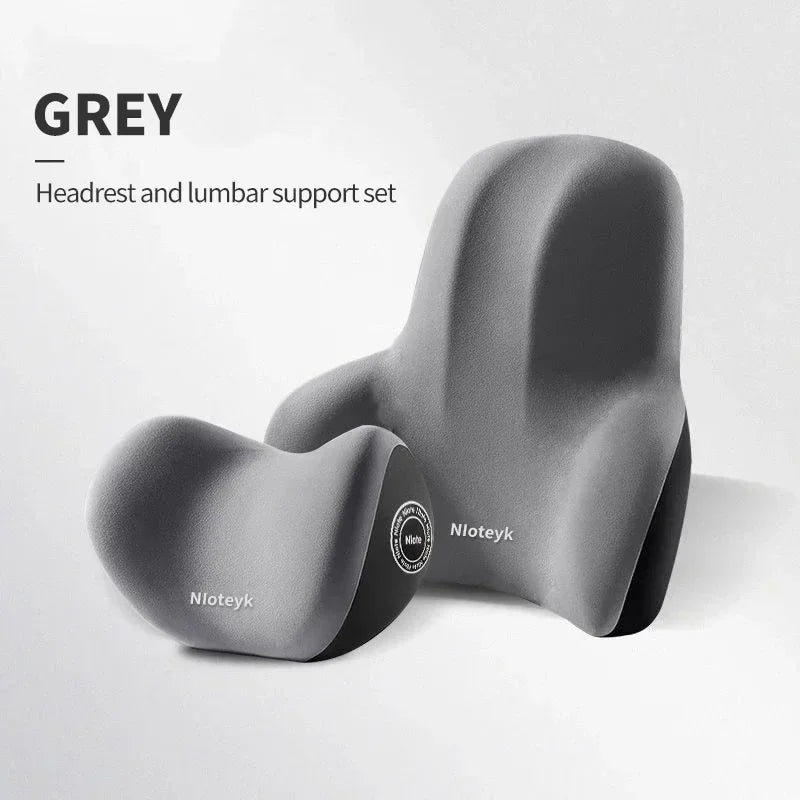 Oreiller de Voyage - CarNeckPillow™ - Gris - Confort Auto