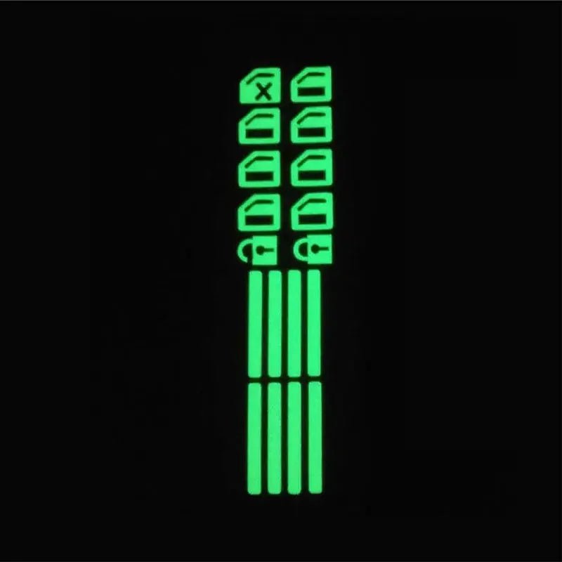 Autocollant Voiture - GlowSwitch™ - Vert - Confort Auto